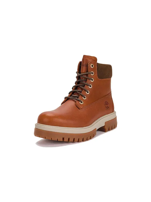 Кроссовки arbor road waterproof 6 inch boot 'brown' Timberland — изображение 2 из 4, коричневый/белый