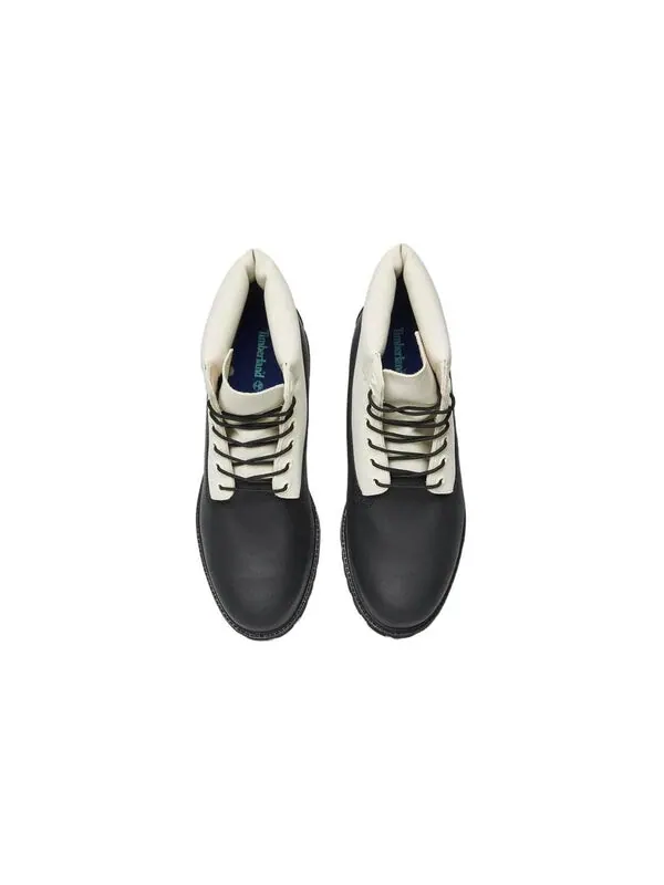 Кроссовки premium 6 inch waterproof boot 'black white' Timberland — изображение 3 из 4, черный/белый