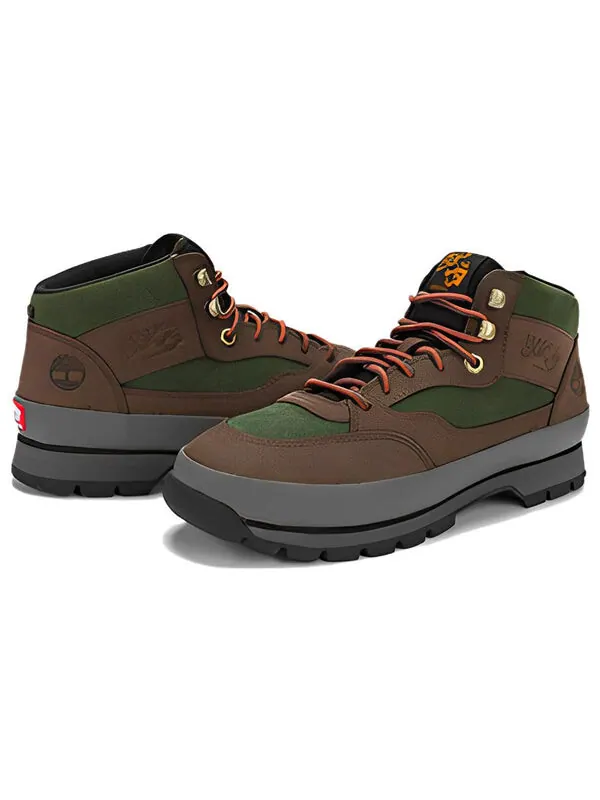 Кроссовки x timberland half cab hiker 'brown' Vans — изображение 4 из 4, коричневый/зеленый