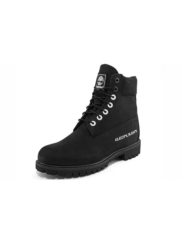 Кроссовки 6 inch premium coordinate boot 'black' Timberland — изображение 3 из 4, черный/белый
