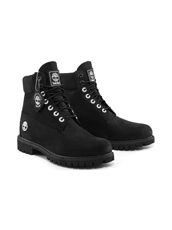 Кроссовки 6 inch premium coordinate boot 'black' Timberland — изображение 4 из 4, черный/белый