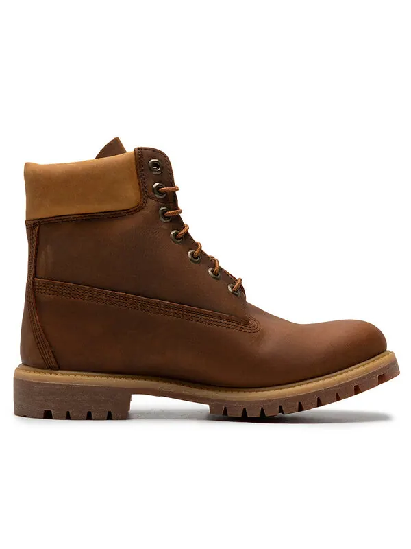 Кроссовки premium 6 inch waterproof boot 'medium brown yellow' Timberland — изображение 2 из 4, коричневый/желтый