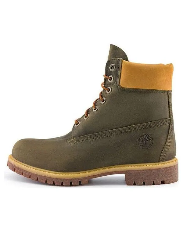 Кроссовки premium 6 inch waterproof boot 'olive green yellow' Timberland — изображение 1 из 4