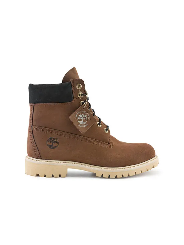 Кроссовки premium 6-inch waterproof boot 'rust' Timberland — изображение 2 из 4, коричневый/черный/белый