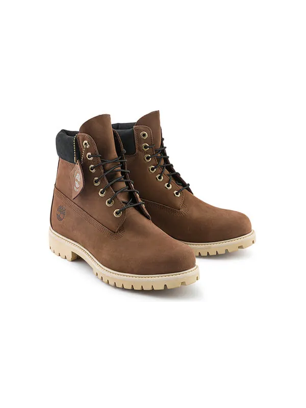 Кроссовки premium 6-inch waterproof boot 'rust' Timberland — изображение 4 из 4, коричневый/черный/белый