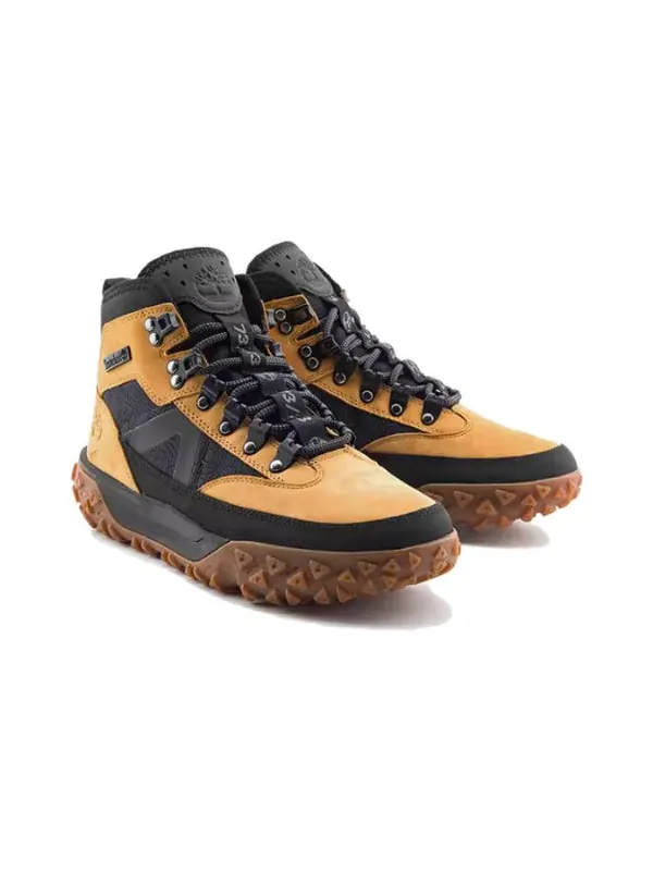Кроссовки greenstride motion 6 waterproof mid hiker 'yellow' Timberland — изображение 3 из 4, желтый/черный/коричневый