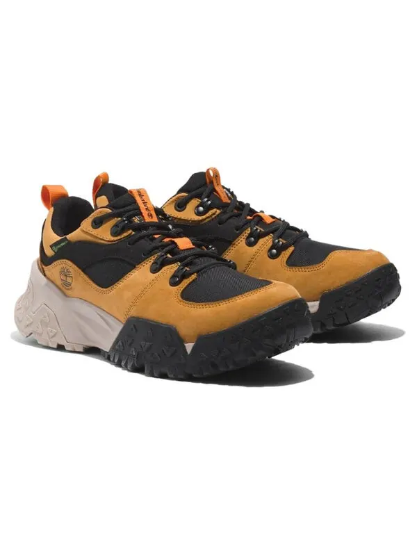 Кроссовки motion scramble low laceup waterproof hikers 'wheat nubuck' Timberland — изображение 3 из 4, желтый/черный/белый