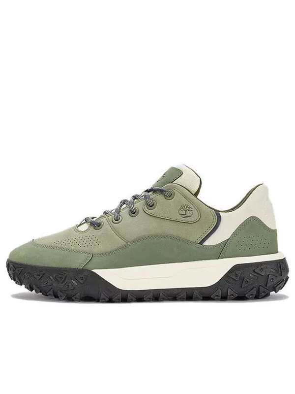 Кроссовки greenstride motion 6 low lace up hiking sneakers 'green' Timberland — изображение 1 из 4, зеленый/белый/черный