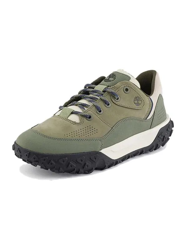 Кроссовки greenstride motion 6 low lace up hiking sneakers 'green' Timberland — изображение 2 из 4, зеленый/белый/черный