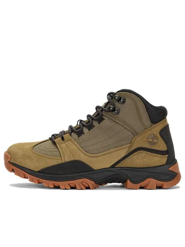 Кроссовки mt. maddsen mid lace up hiking boots 'olive nubuck' Timberland — изображение 1 из 4