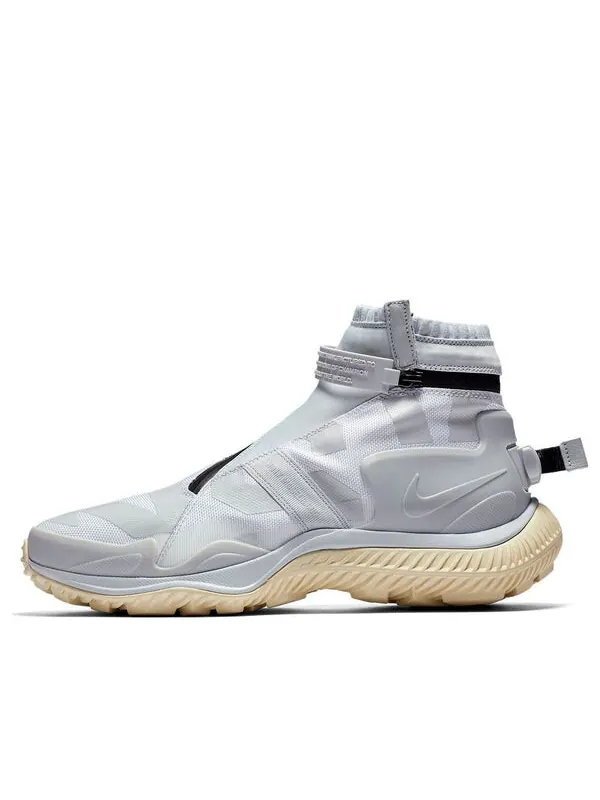 Кроссовки gyakusou x гетры сапоги Nike — изображение 1 из 4, белый/платиновый/черный