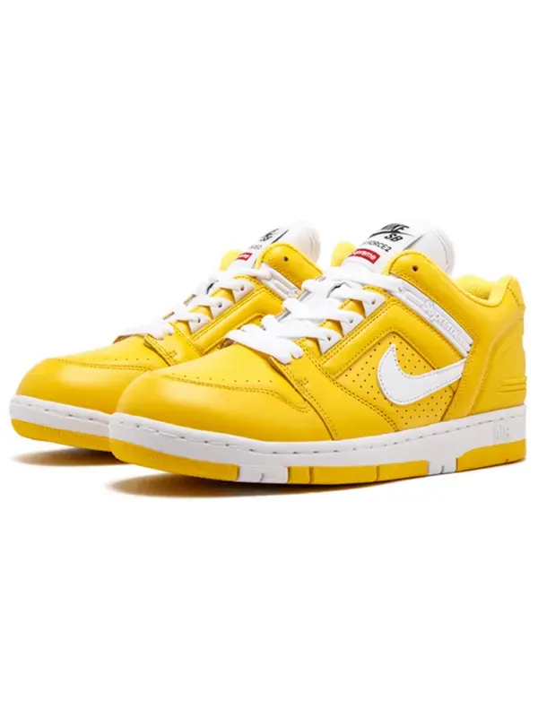Кроссовки x supreme air force 2 Nike — изображение 4 из 4, желтый/белый
