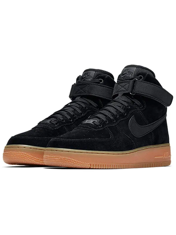 Кроссовки air force 1 high 07 lv8 замша Nike — изображение 2 из 4, черный