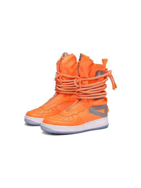 Кроссовки sf air force 1 высокие Nike — изображение 2 из 4, оранжевый