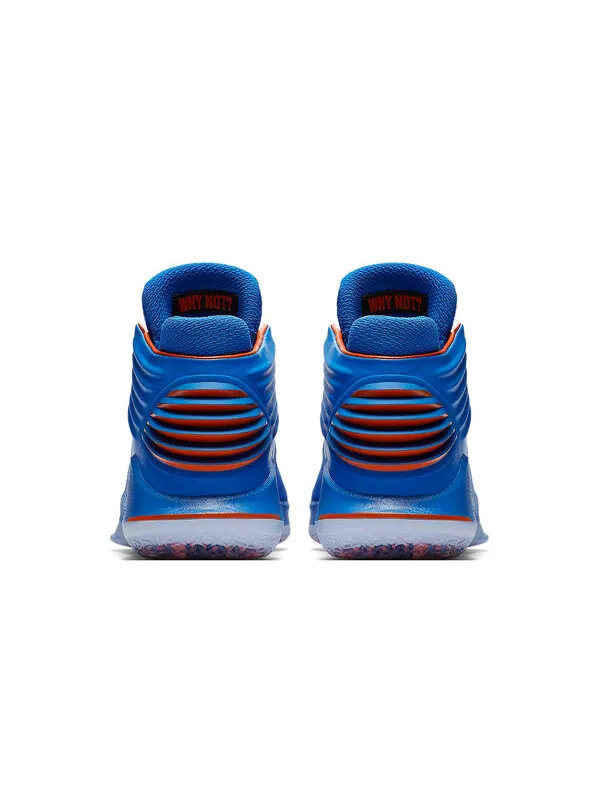 Кроссовки 32 Air Jordan — изображение 3 из 4, синий/оранжевый