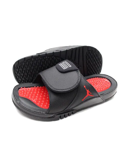 Тапочки гидро 11 Air Jordan — изображение 3 из 4, черный/красный-красный