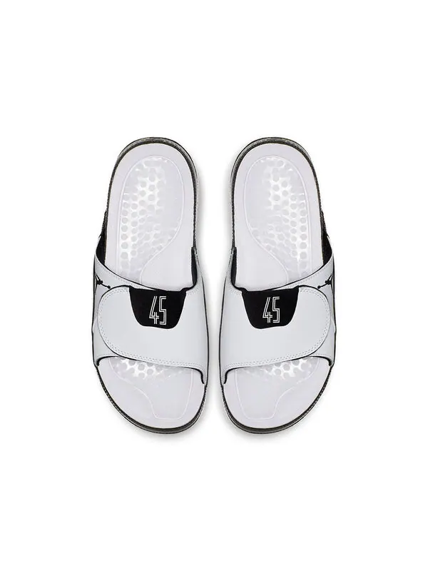 Тапочки hydro 11 'white concord' Air Jordan — изображение 3 из 4, белый