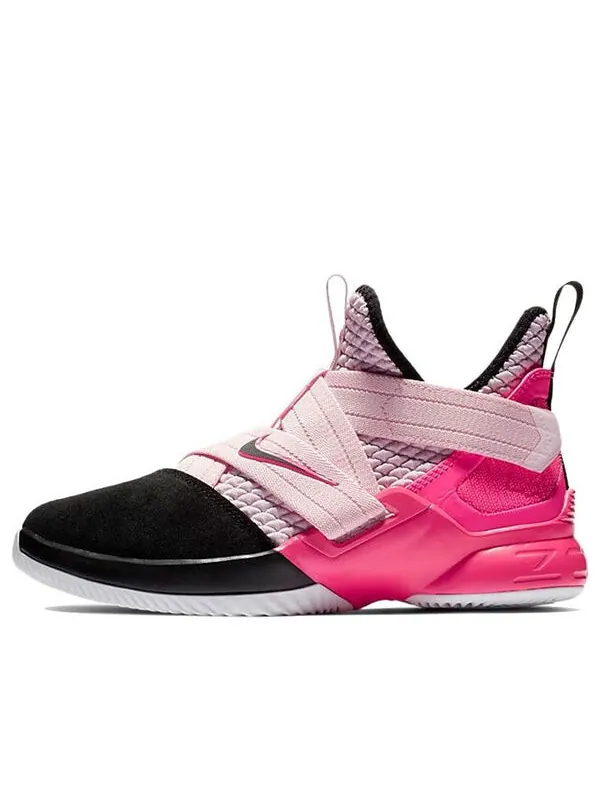 Кроссовки леброн солдат 12 Nike — изображение 1 из 4, черный/розовый