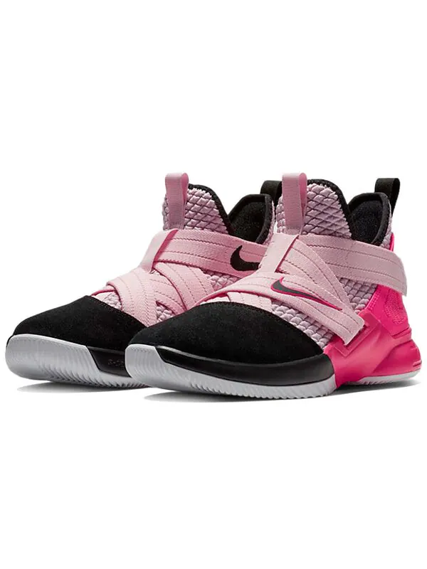 Кроссовки леброн солдат 12 Nike — изображение 3 из 4, черный/розовый