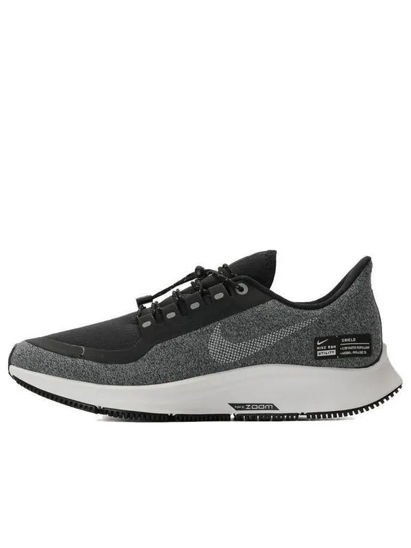 Кроссовки air zoom pegasus 35 run shield Nike — изображение 1 из 4, черный/белый/серый/серый