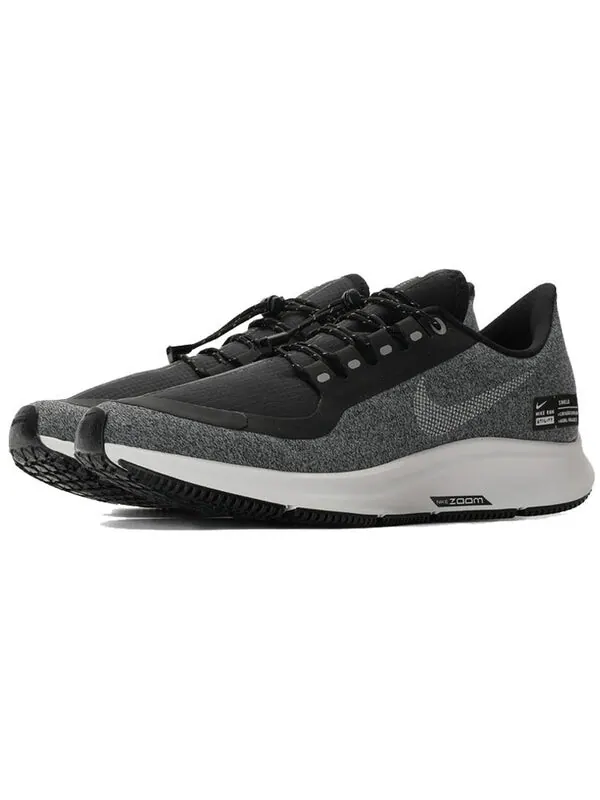 Кроссовки air zoom pegasus 35 run shield Nike — изображение 2 из 4, черный/белый/серый/серый