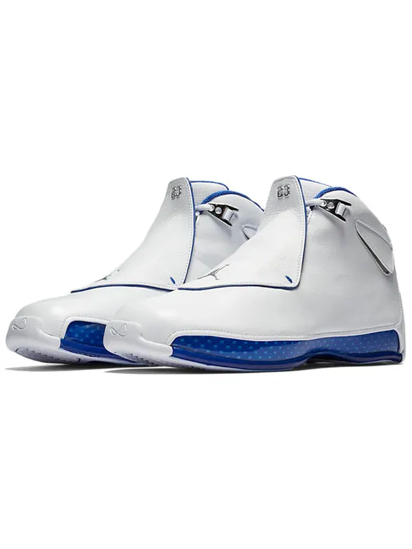 Кроссовки 18 ретро Air Jordan — изображение 3 из 4, белый/-серебристый