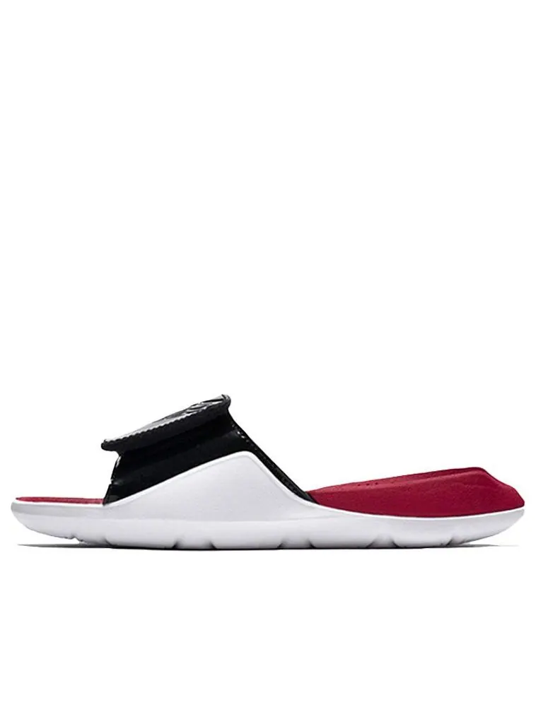 Шлепанцы (GS) Air Jordan Hydro 7 Black Red White (W) Slippers '' — изображение 1 из 4