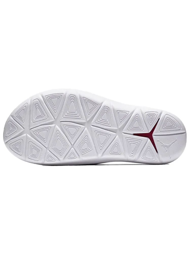 Шлепанцы (GS) Air Jordan Hydro 7 Black Red White (W) Slippers '' — изображение 4 из 4