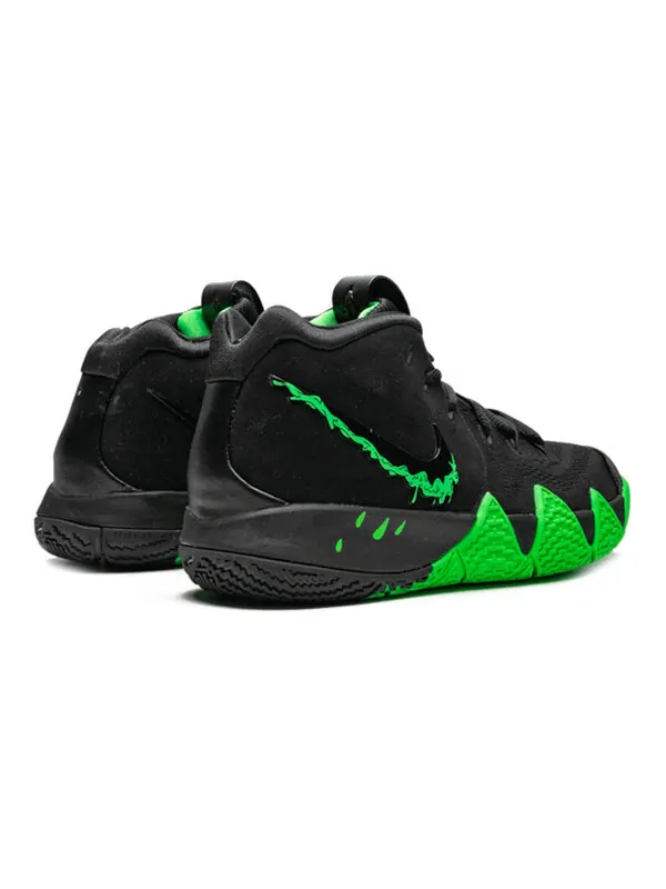 Кроссовки (GS) Nike Kyrie 4 'Halloween' — изображение 3 из 4, черный/зеленый
