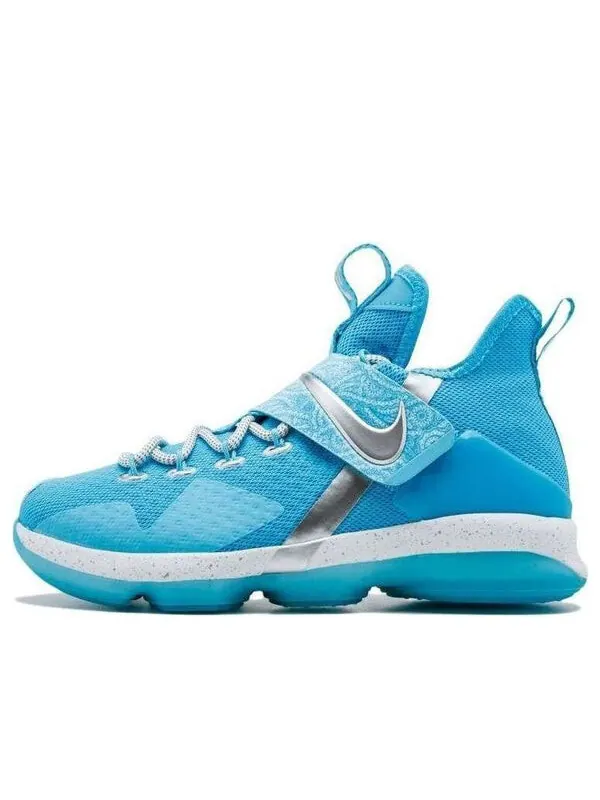 Кроссовки леброн 14 Nike — изображение 1 из 4, золотистый серебристый
