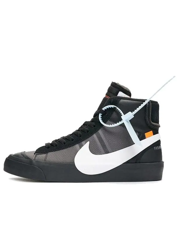 Кроссовки x off-white blazer mid 'grim reapers' Nike — изображение 1 из 4, черный/белый