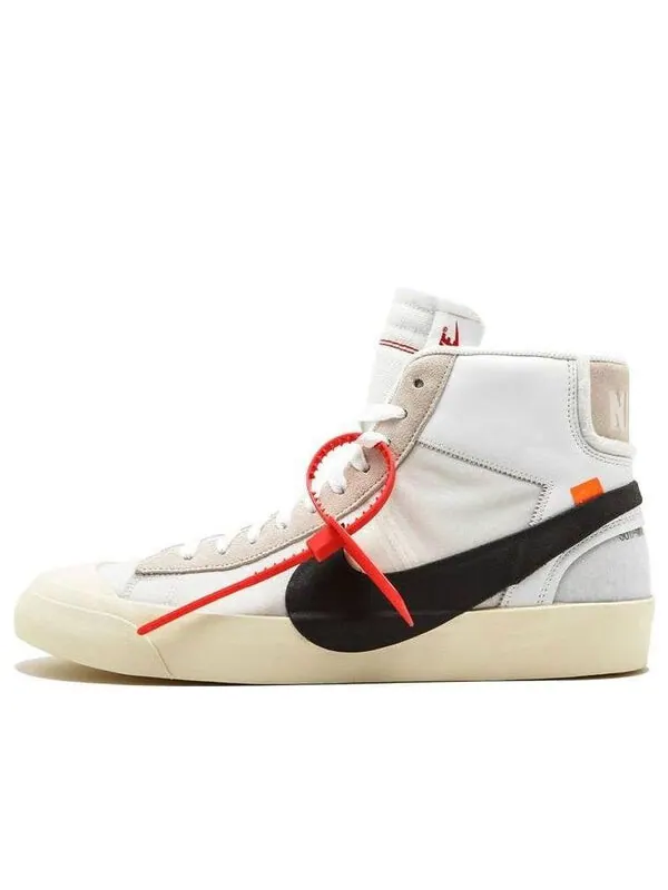 Кроссовки x off-white blazer mid 'the ten' Nike — изображение 1 из 4, белый/черный