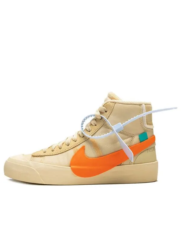 Кроссовки x off-white blazer mid 'all hallows eve' Nike — изображение 1 из 4, оранжевый-бледный-черный