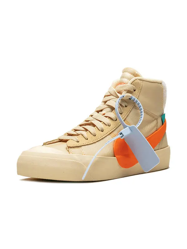 Кроссовки x off-white blazer mid 'all hallows eve' Nike — изображение 2 из 4, оранжевый-бледный-черный