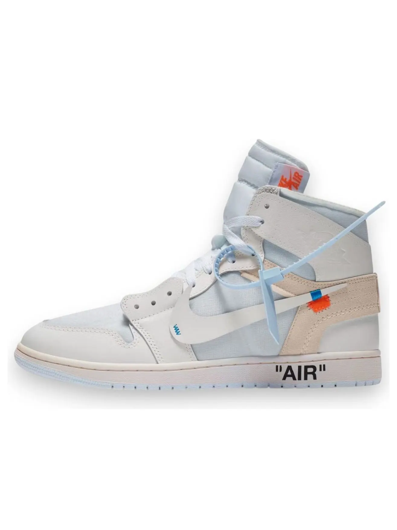 Air Jordan 1 High x Off White OG 'Alaska' — изображение 1 из 5, белый/белый
