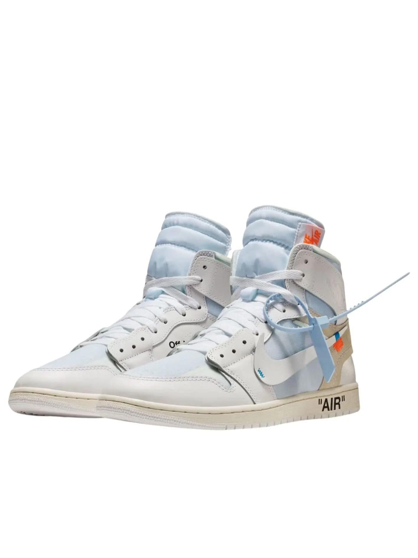 Air Jordan 1 High x Off White OG 'Alaska' — изображение 2 из 5, белый/белый