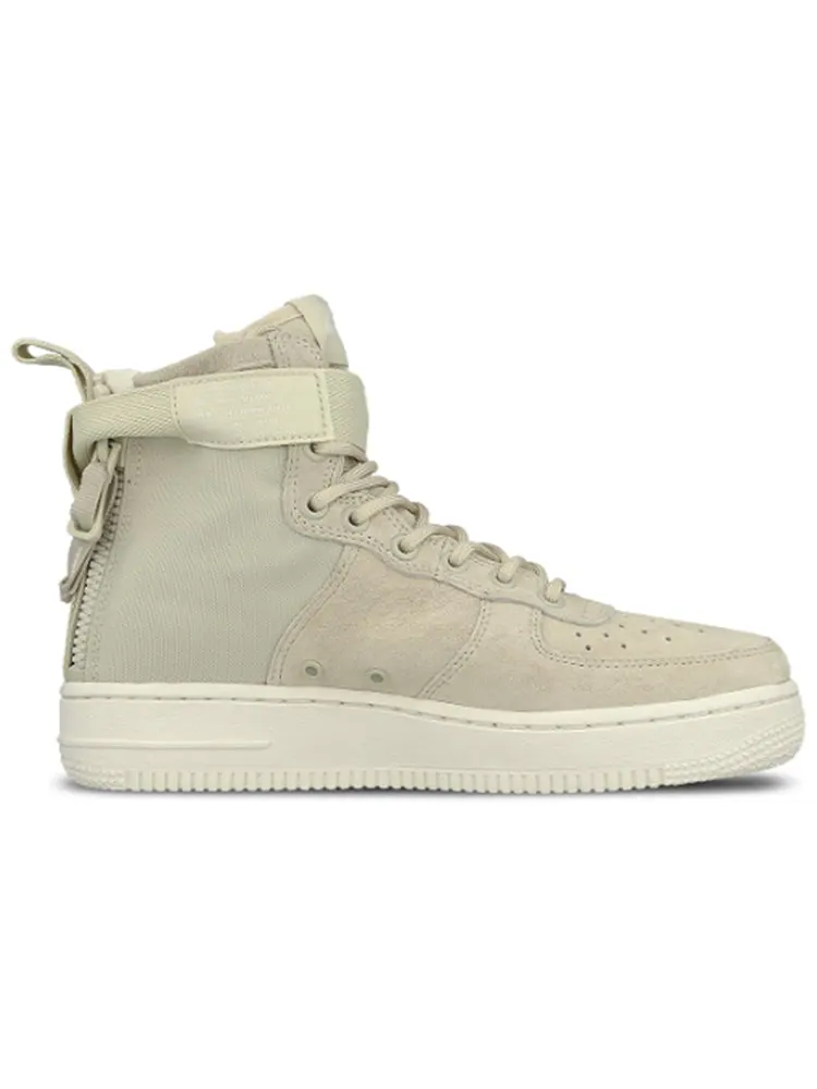 Кроссовки (WMNS) Nike SF Air Force 1 Mid 'Fossil' — изображение 2 из 4, белый