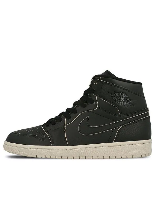 Кроссовки 1 ретро премиум класса Air Jordan — изображение 1 из 4, черный/песочный