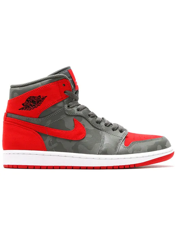 Кроссовки 1 ретро премиум класса Air Jordan — изображение 2 из 4, черный/красный/белый