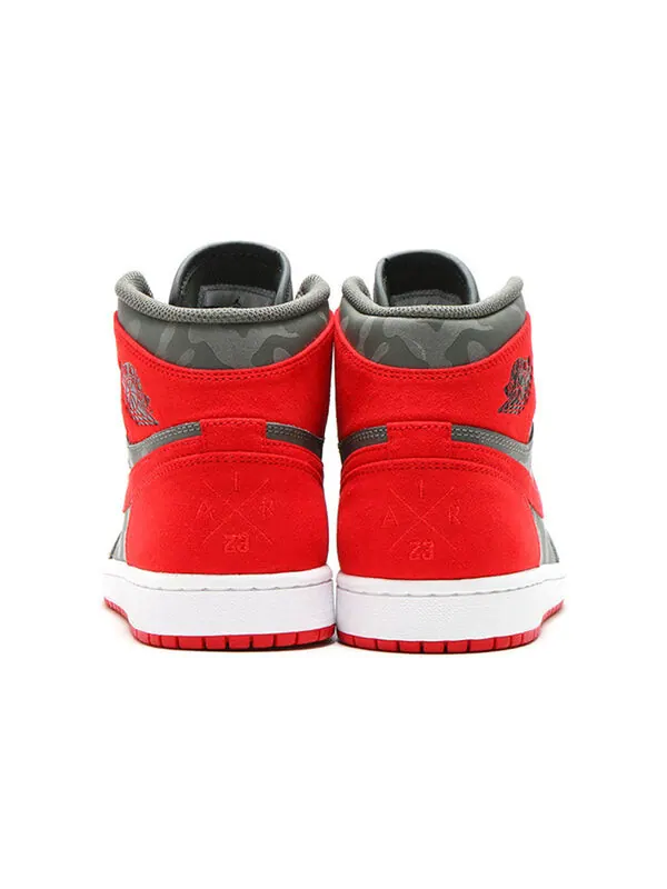 Кроссовки 1 ретро премиум класса Air Jordan — изображение 4 из 4, черный/красный/белый