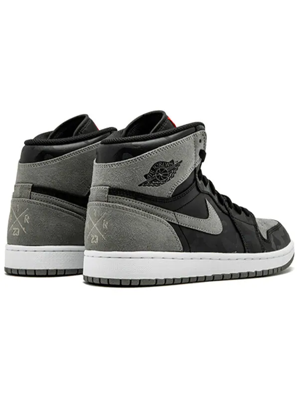 Кроссовки 1 retro high premium 'shadow camo' Air Jordan — изображение 3 из 4, красный/белый/черный