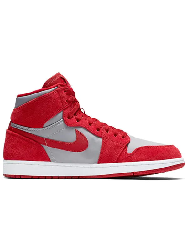 Кроссовки 1 ретро премиум класса Air Jordan — изображение 2 из 4, красный серый