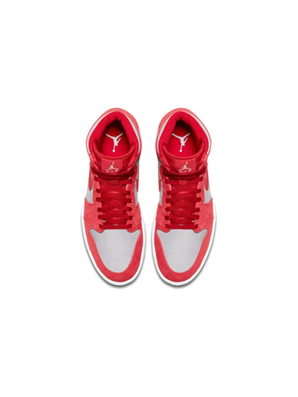 Кроссовки 1 ретро премиум класса Air Jordan — изображение 4 из 4, красный серый