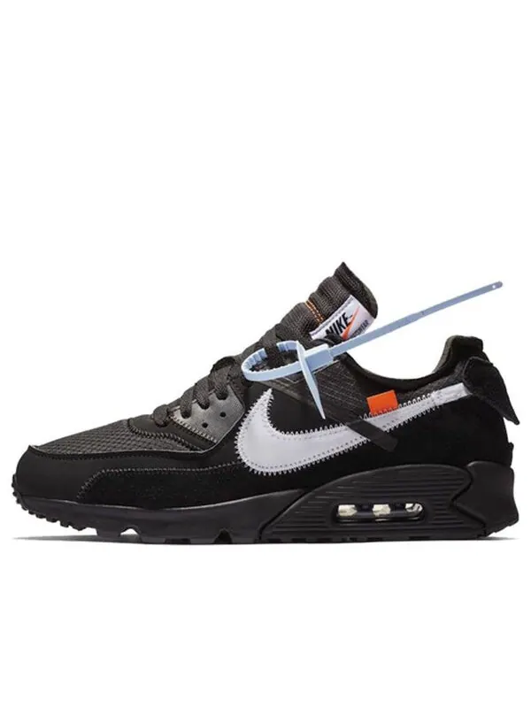Кроссовки x off white air max 90 Nike — изображение 1 из 4, черный--белый