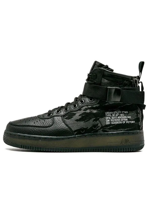 Кроссовки sf air force 1 mid Nike — изображение 1 из 4, черный/хаки