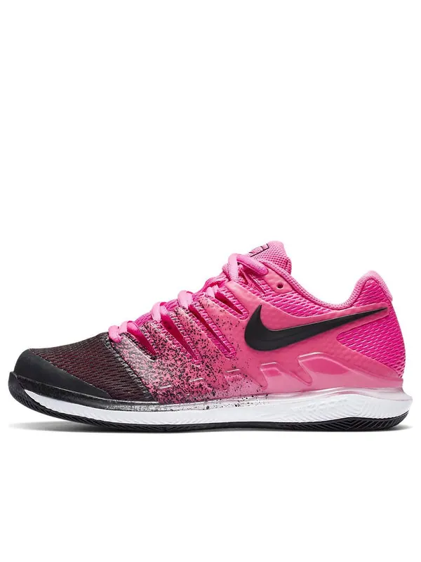 Кроссовки court air zoom vapor x 'laser fuchsia' Nike — изображение 1 из 4, черный/розовый