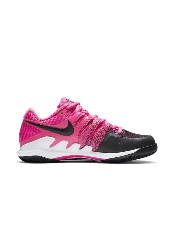 Кроссовки court air zoom vapor x 'laser fuchsia' Nike — изображение 2 из 4, черный/розовый