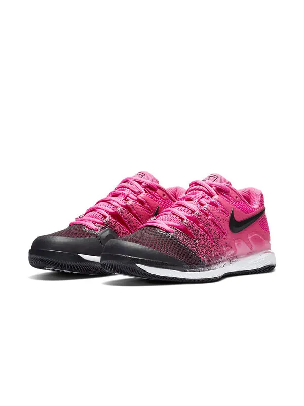 Кроссовки court air zoom vapor x 'laser fuchsia' Nike — изображение 3 из 4, черный/розовый