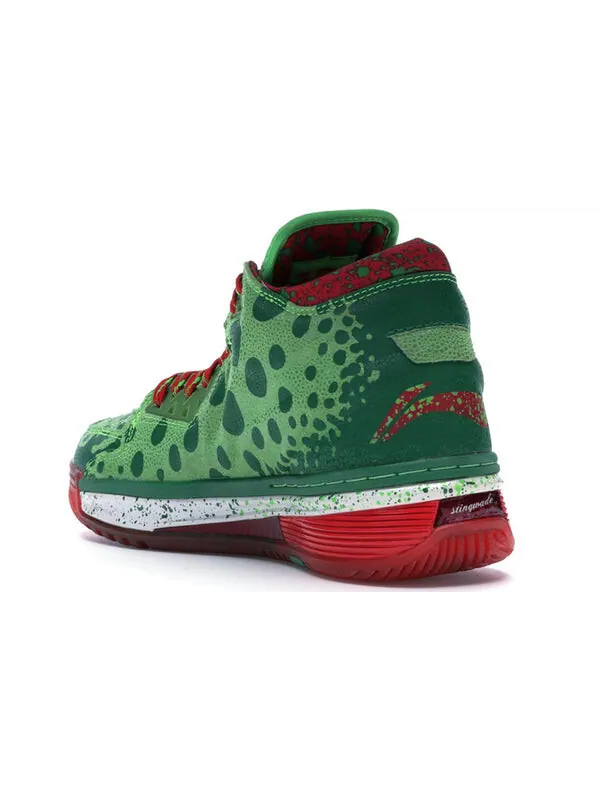 Кроссовки way of wade 2 Li-Ning — изображение 3 из 4, зеленый/красный