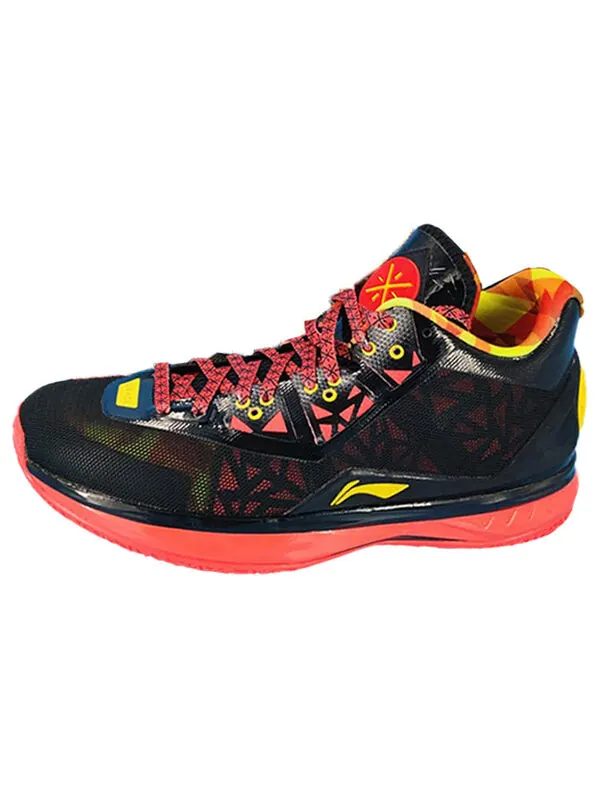 Кроссовки way of wade 4 Li-Ning — изображение 2 из 4, черный/оранжевый